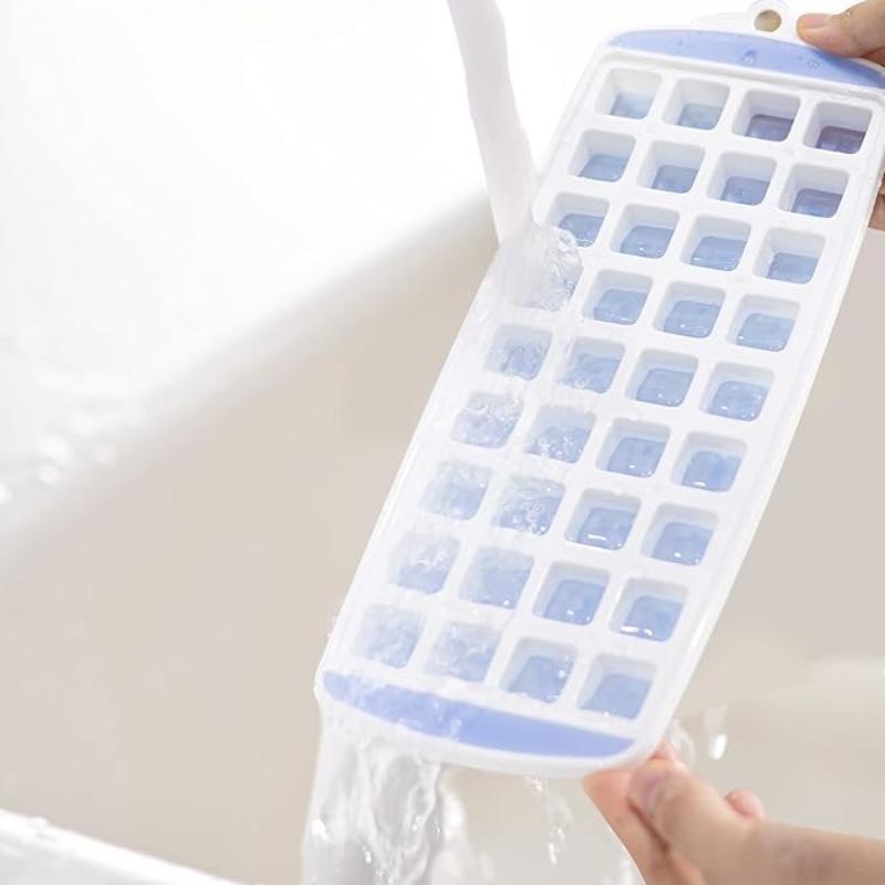 36-holes Silicone Ice Tray Square Box Auxiliary Food Puree Cheese Jelly Mold Bar Kitchen Tools Cocktail Summer DIY Ice Cube Mold