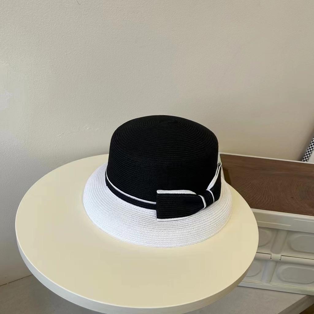 Japanese straw hat summer seaside beach vacation sunshade sunscreen hat Korean version versatile fisherman hat children