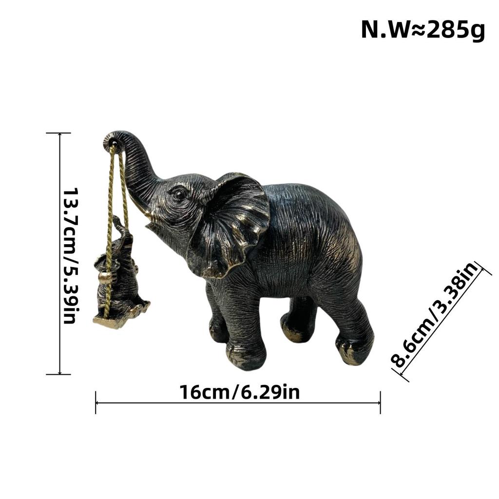 Elephant Ornament for Mother's and Baby's Room - Autumn Collection