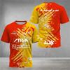 Multi-Marken-Sponsor Starvie Lok Stiga Print Padel-Wettkampf-T-Shirt, Herren Damen Schnelltrocknend Atmungsaktiv Padel-Training Freizeit-T-Shirt
