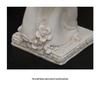 European-Style Angel with Candlestick: Pure White Ornamental Decor for Romantic Atmosphere In Living Room or Party