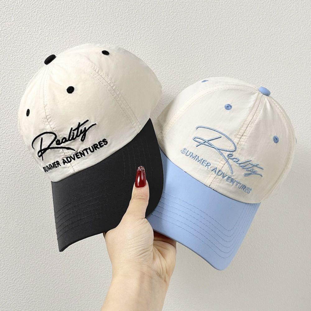 Quick Drying Letter Baseball Hat Embroidered Sun Hat Embroidery Baseball Cap  Cycling