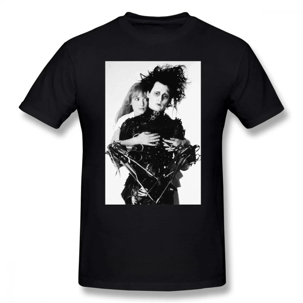 Edward Scissorhands Tshirt Depred Edward Scissorhands Shortsleeved Tshirt Fashion Cute Tshirt Girls Tshirt Womens Clothing
