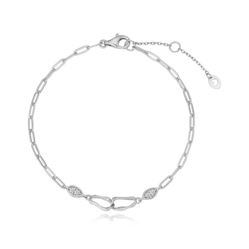 

Tirr Lirr Wavelet Point White Silver Bracelet TBESVW08040-1M single type