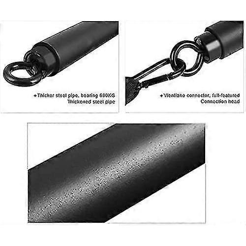 Resistance Bar, Resistance Bands Bar Max Load 800lb For Home Gym Workout Power Lifting Fitness Bar Workout Full Body