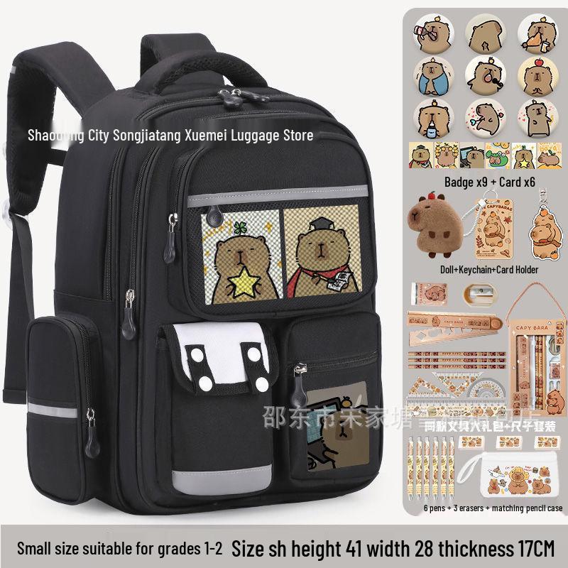 Batoh z lehké oxfordské tkaniny pro děti 6. třídy - Velká kapacita