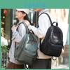 Minimalist Nylon Travel Backpack With Air Cushion Straps For Students And Commuters