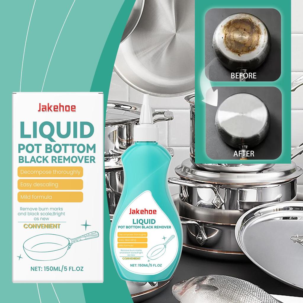 Pan Bottom Cleaner Cleaning Kitchenware Grease & Grime Cleaning & Polishing Anti-Rust Multi-Cleaning Solution