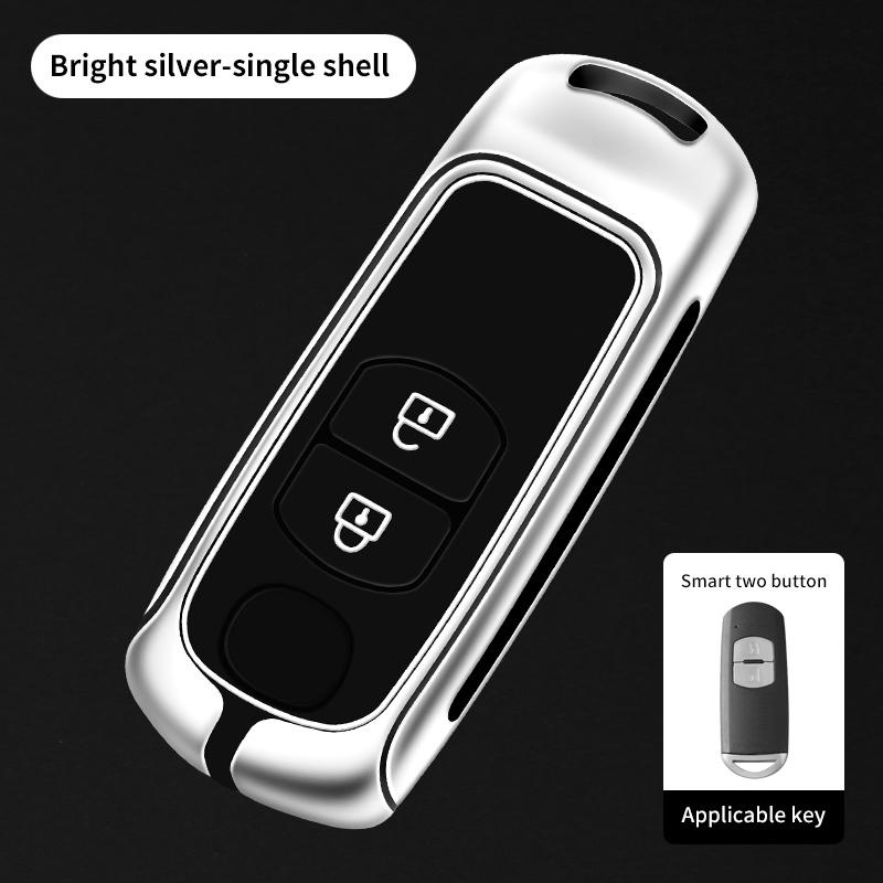 

Metal Car Remote Key Case Cover Shell Fob For Mazda 2 3 5 6 Bl Bm Gj Atenza Axela Demio Cx-3 Cx3 Cx-5 Cx5 Cx7 Cx-9 Cx8 Keyless