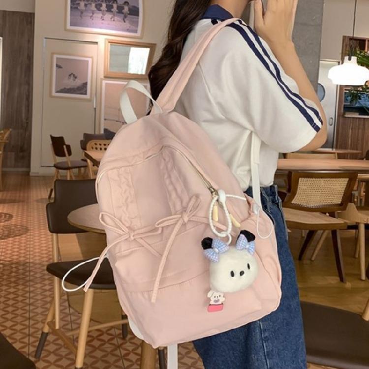 Japanese Styles Backpack Casual Daypacks School Backpack Travel Backpack Large Capacity Backpack Lovely Bows Backpack