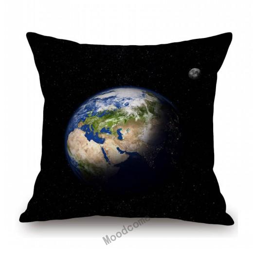 Universe Galaxy Planets Mars Venus Jupiter Astronaut Print Sofa Throw Pillow Cover Restaurant Bookstore Decoration Cushion Cover