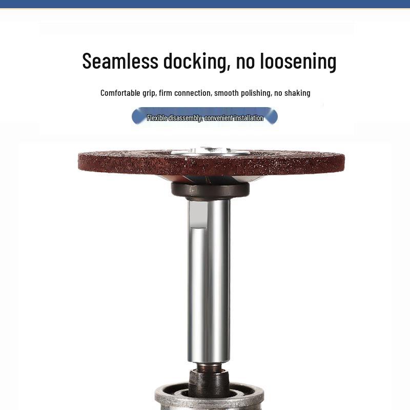 Universal Angle Grinder Polisher Rod with Hex Four-Hole Pressure Plates