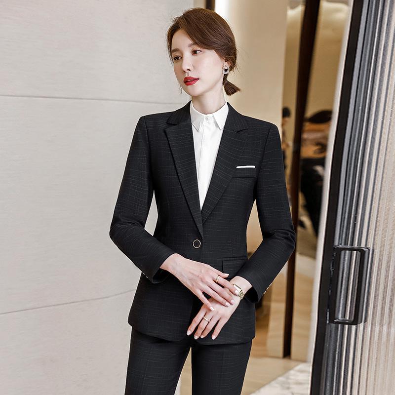 Women's Professional Autumn Suit Set: Office & Sales Formal Wear