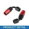 A ABSOPRO Vehicle Braided Fuel Line Hose PA Pipe 10ft 1/4" with AN4 End Fittings, CPE Gas Hose