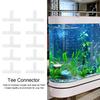 10PCS ABS Aquarium Tee Connector 3 Way Tubing Volume Air Flow Control Valve Fish Tank Oxygen Pump Accessories