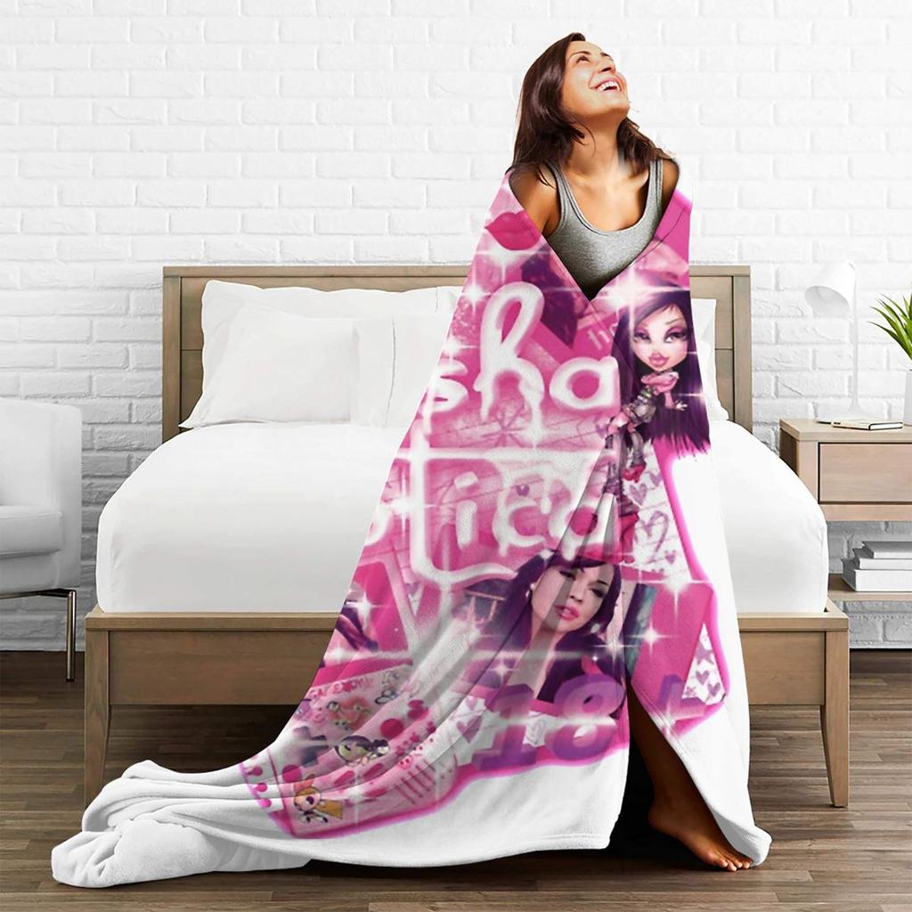 Ayesha Erotica Musician Flannel Blanket Quality Super Warm Singer Throw Blanket Winter Travel Living Room Graphic Bedspread