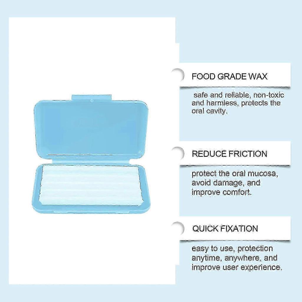 Braces Wax Modified Teeth Interdental Filling Braces Improve Smile Beauty Oral Care Less