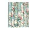 Graceful Magnolia Flower Shower Curtain Washable Dirt-Resistant Shower Head Waterproof Polyester Bath Curtain For Home Decor