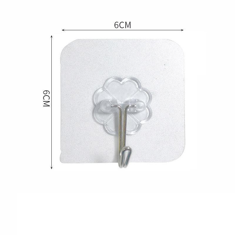 

Screw Hook Hanger Transparent Wall Hook For Picture Self Adhesive Door Wall Hanger Hooks Wall Picture Hanger Wall Screw Sticker 12pcs
