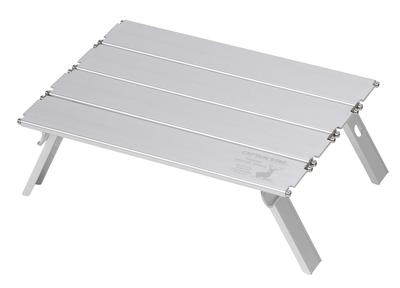 Captain Stag Outdoor Table Aluminum Roll Table Compact Nano Width 330 X Depth 215 X Height 105mm Foldable Storage Case Included Anodized (CAPTAIN