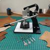 Lever-Operated Leather Press Versatile for Handmade Craft Makers