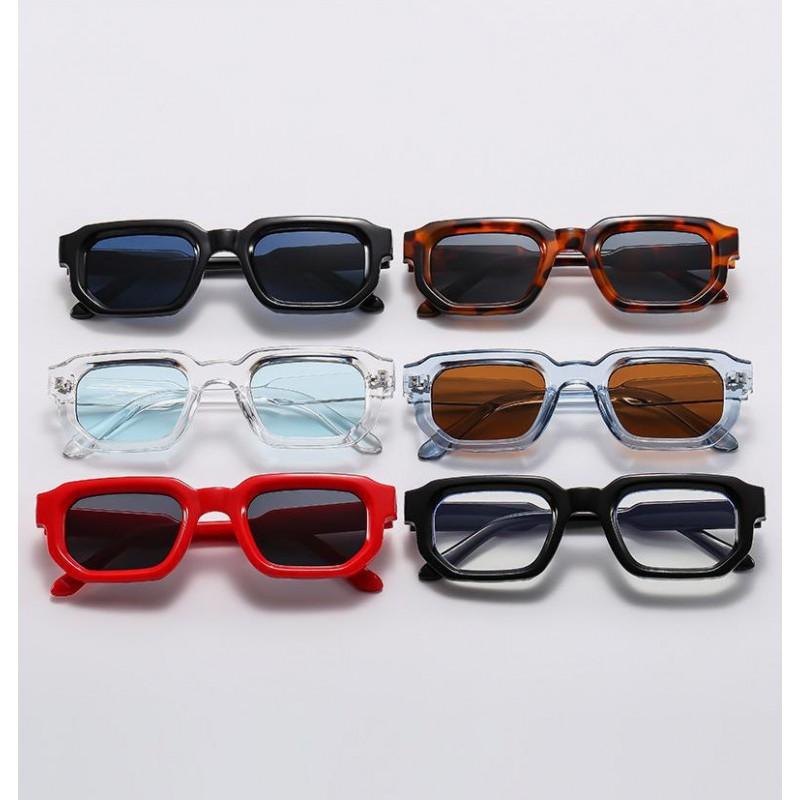Vintage Square Sunglasses Women Retro Small Frame PC Lens UV400 Protection Fashion Accessory