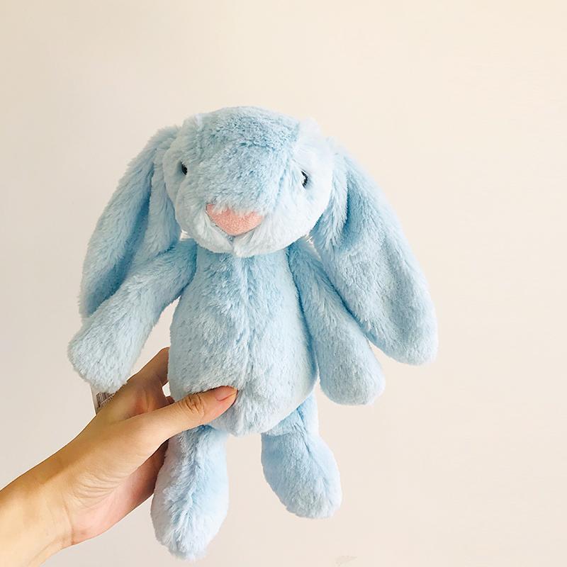 25cm Long Ears Bunny Plush Stuffed Toys For Baby Girl Appease Doll Baby Sleeping Toy Baby Gifts