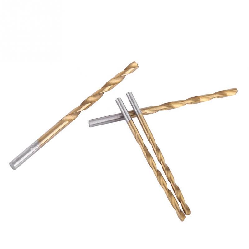98pcs Titanium Coated Twist Drill Bit High Speed Steel Straight Shank Twist Drill Bits Set 1.5mm-10mm sturdy 98pcs Titanium Coated Twist Drill Bit High Speed Steel Straight Shank Twist Drill Bits Set 1.5mm-10mm sturdy