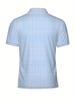 Men'S Short-Sleeve Shirt with a Flat Digital Print Design - Non-Textured