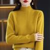 Pulover cu mânecă lungă pentru femei Pulover cu mânecă lungă pe jumătate guler înalt pentru femei