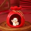 Creative Maneki-neko Ornaments Cartoon Chinese Style Fortune Cat Sculpture Crafts Resin Crafts Red New Year Decoration