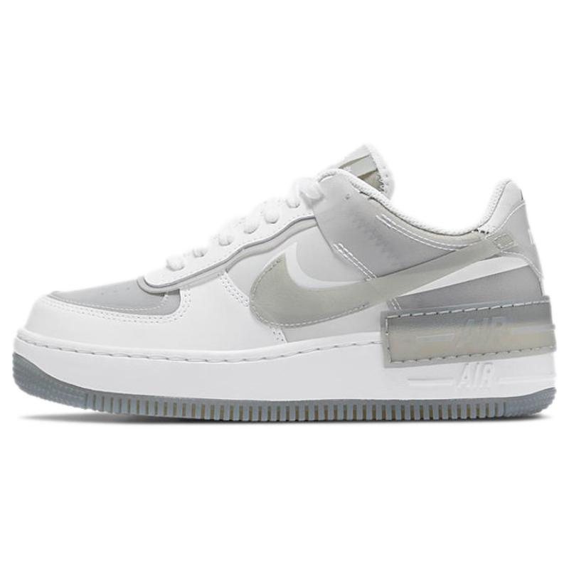 Nike Air Force 1 Low Shadow White Grey Women's Sneakers CK6561-100