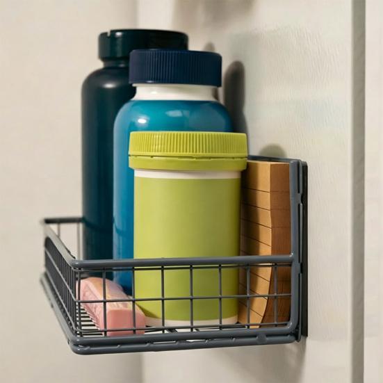 Scaffale Magnetico da Frigorifero Senza Tracce Facile da Spostare Forte Tenuta Organizer per Spezie e Condimenti