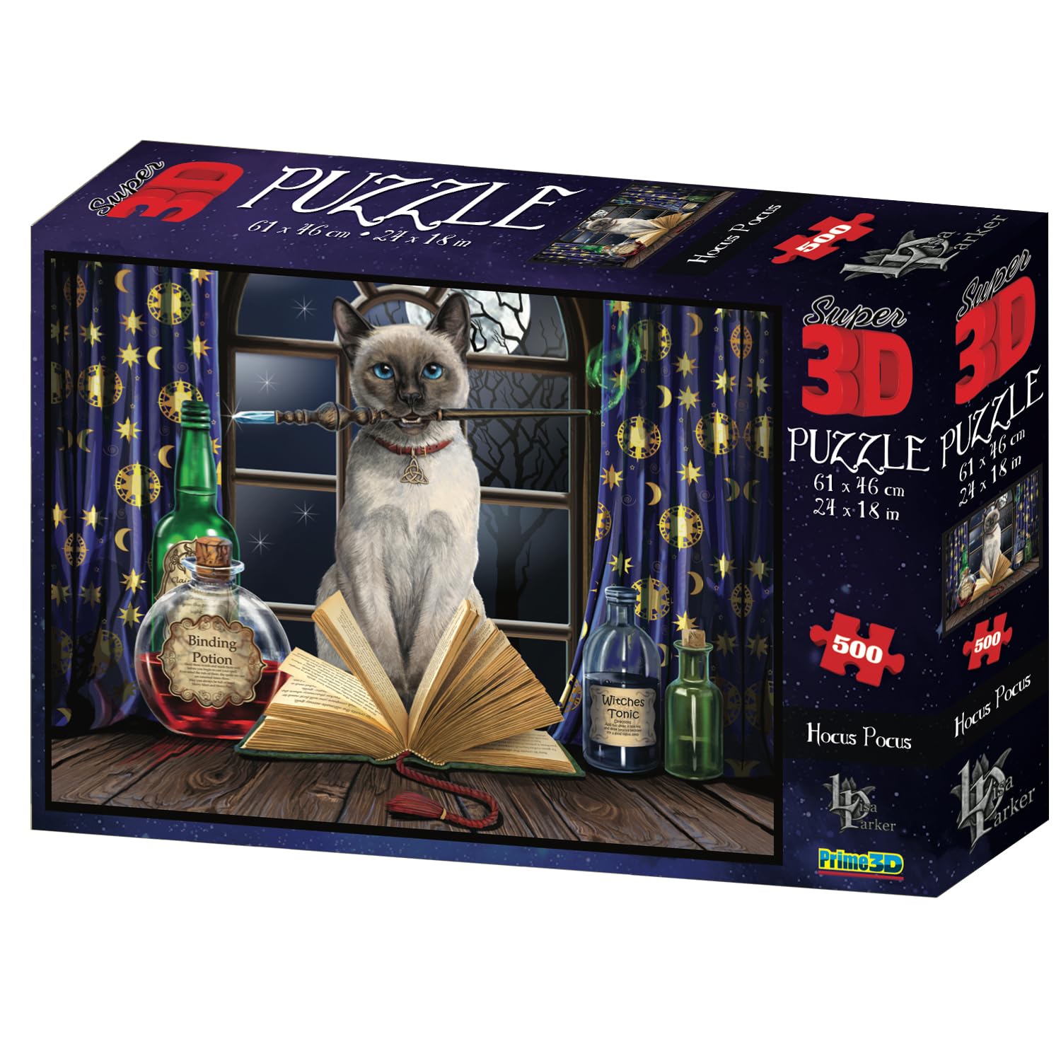 

Yamasan Prime 3D Lisa Parker Illusion 10190 Finished 61 x 46cm 500 Pieces Size /