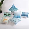 Christmas Snowflake Home European and American Digital Printing Car Pillow Cushion Pillowcase Can Be Customized