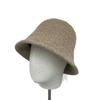 Wool Fisherman Hat for Women In Autumn and Winter High End Face Showing Small Solid Color Bucket Hat  Fashionable and Versatile Warm Basin Hat