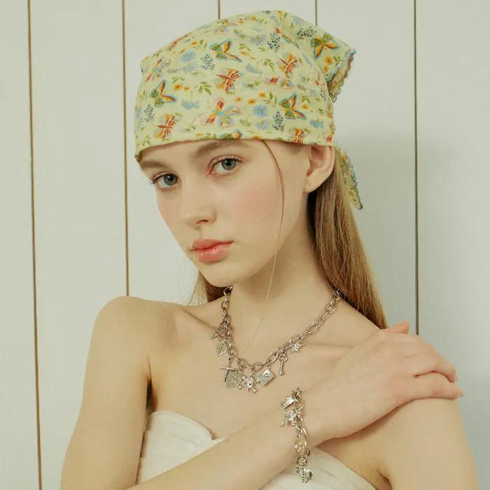 [SET] Funky Mix Bold Chain Surgical Necklace + Bracelet
