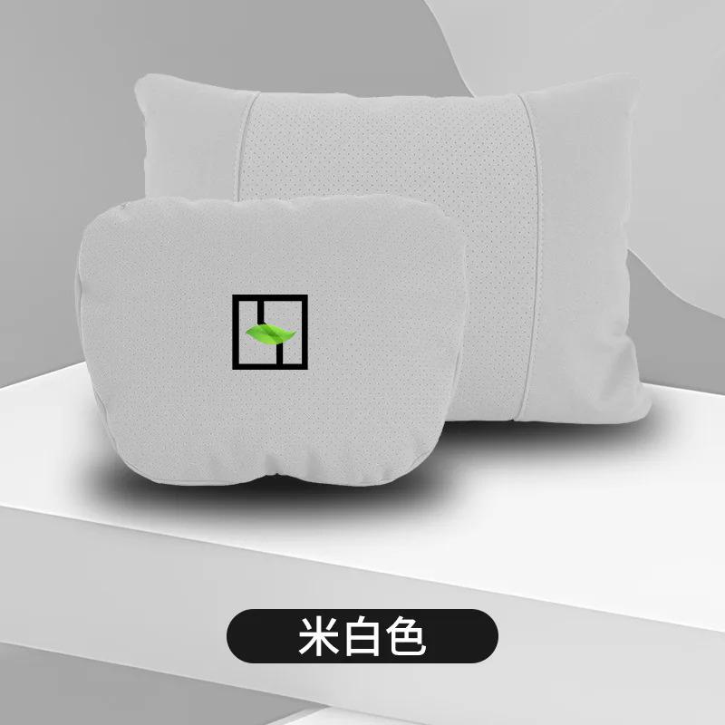 For Geely Zeekr 7X 001/007/X/009 Headrest Neck Pillow Lumbar Support Suede Four Seasons Protective Comfortable Waist Cushion