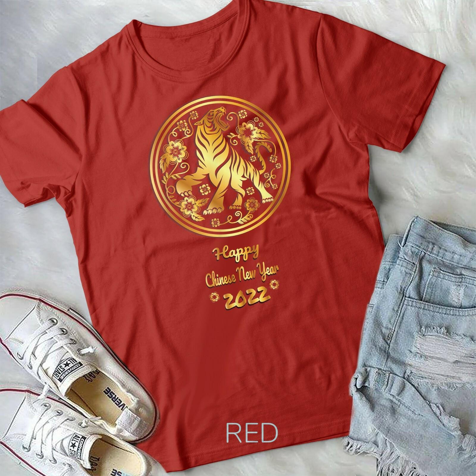 Happy Chinese New Year 2022 Year of the Tiger tee Unisex Youth T-shirt XXXXL