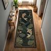 Non-slip Greek Key Orthodox Cross Rug, Prayer Mat for Bedroom Home Religious Decor