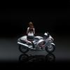 Moreart Miniature Figure Bike Set MO222073 Model Girl Model Diorama Minicar 1/64 & [Used]