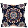 Bohemian Mandala Pillow Covers Double Sided 2D Print Vibrant Pillow Covers Bedroom Living Room Sofa Eclectic Vibe Accessory Gift