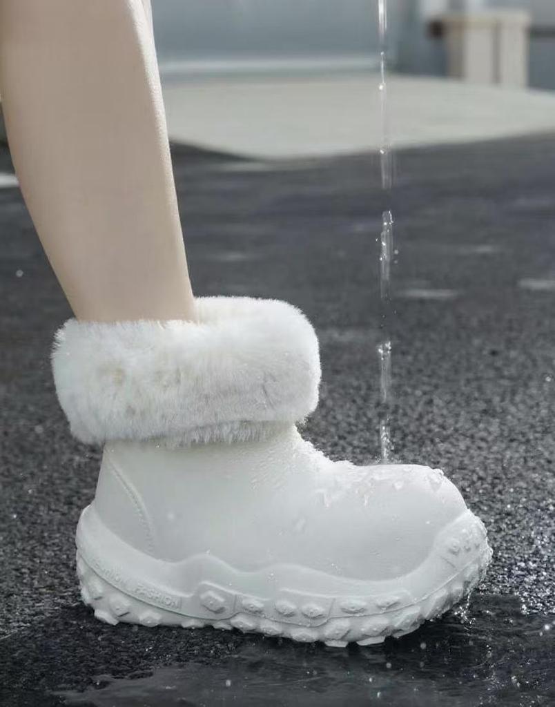 Fashion New Winter Waterproof and Warm Women's Boots Comfortable Lightweight Women's Cotton Boots Fashionable and Versatile Cotton Boots