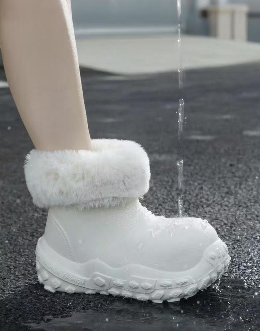 

New Winter Waterproof and Warm Women s Boots Comfortable Lightweight Women s Cotton Boots Fashionable and Versatile Cotton Boots 36-37