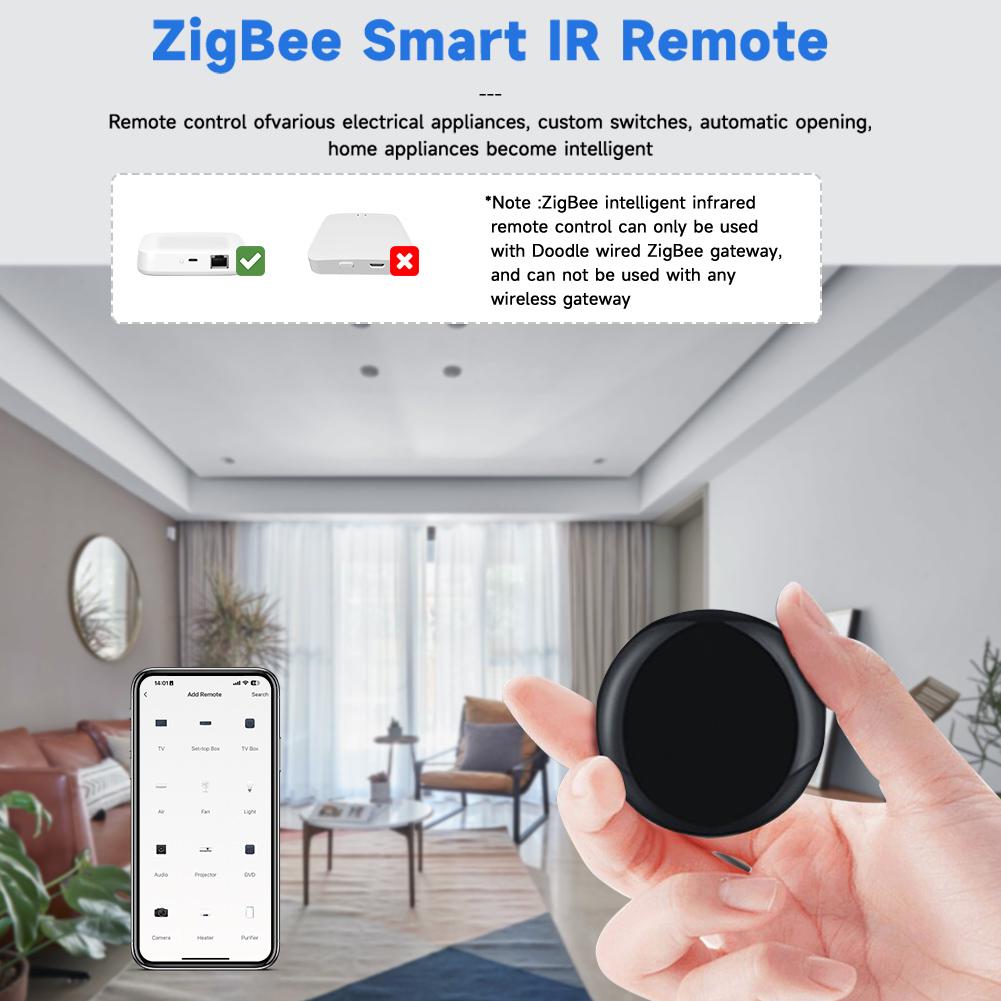 For Zigbee Infrared Remote Control With Easy Installation And App Access