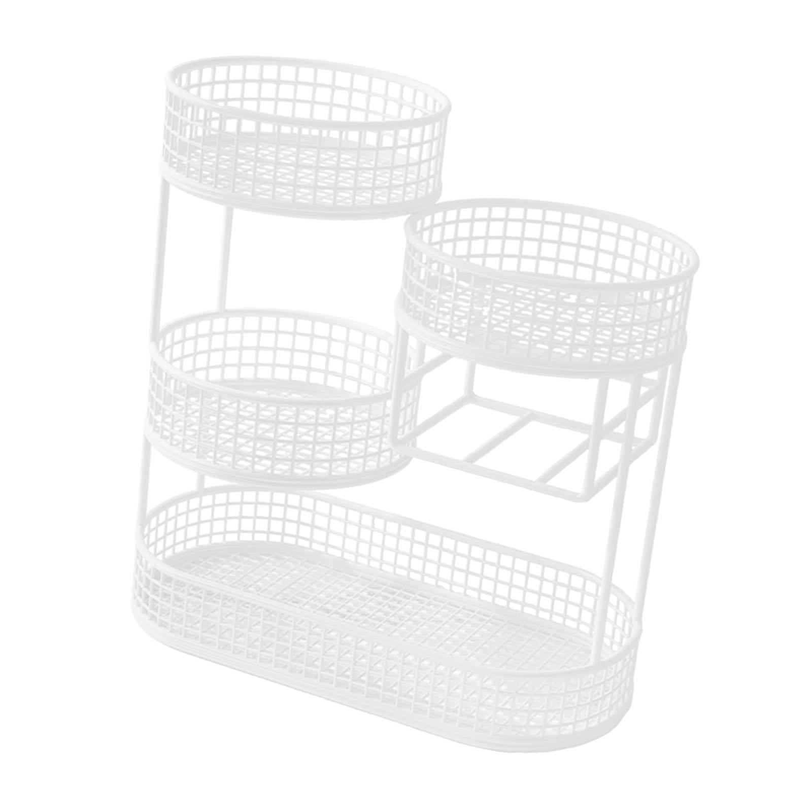 

Фруктовая корзина чаша подставка держатель стойка для хранения овощей белый