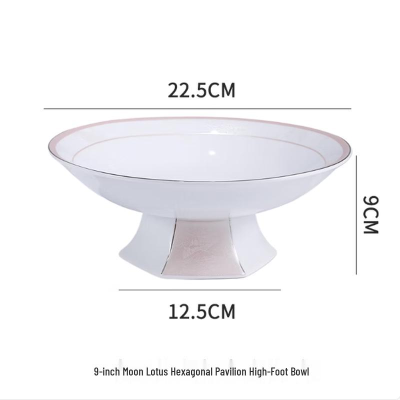 Taisun Kinesisk Keramisk Högfotad Skål