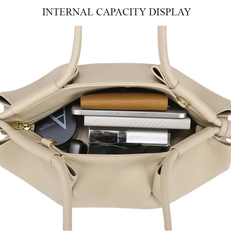 2025 New Personality Popular Women's Shoulder Bags Premium Soft PU Ladies Handbags Fashion Folding Cloud Bag Luxury Casual Messenger Bag for Females