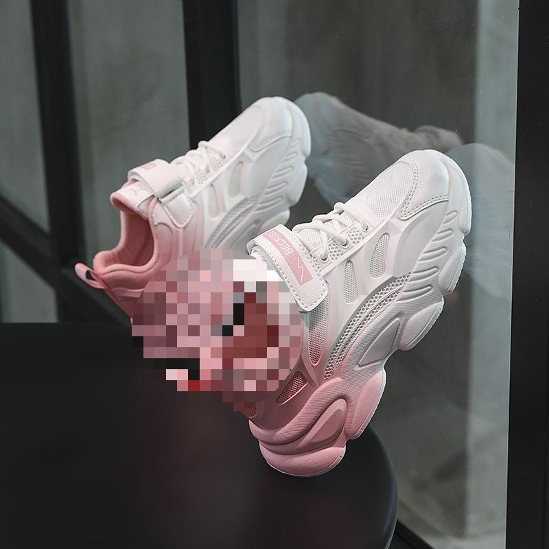 New spring and summer middle and university children Korean version primary school boys tide shoes 2025 girls sports shoes heightening dad shoes