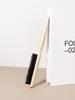 Wooden pointed tail beard brush, multifunctional bamboo handle hair comb,hair cleaning brush Special for real hair wigs